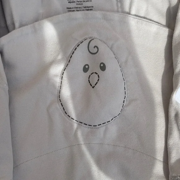 Nested Bean Light Gray Zen Swaddle Classic - Picture 3 of 6